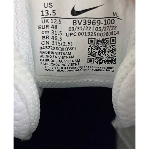 Nike Force Savage Pro 2 Football Cleats White Purple Court BV3969-100 Men’s 13.5 - Picture 10 of 10